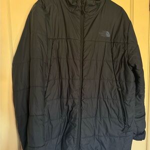 The North Face Men's Navy Blue Quilted Puffer Jacket